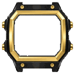 Black / Gold Bezel