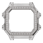 Silver / Diamond Bezel