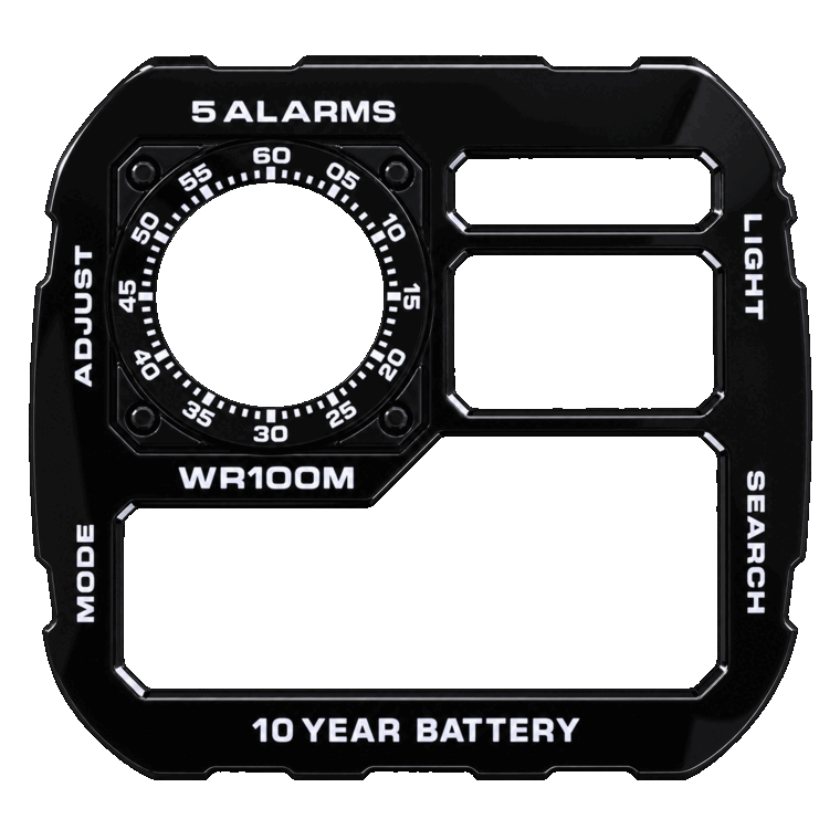 Watch face — Black