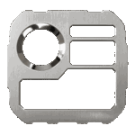 Silver Brushed Blank